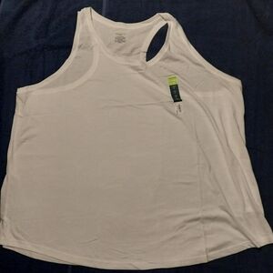 Women's White Tank Top Tech Gear 3x
